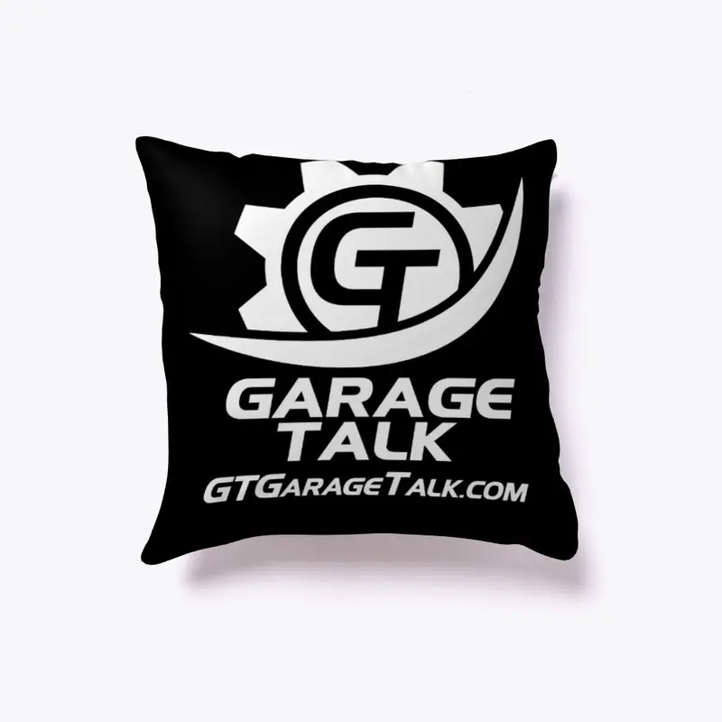 Garage Talk Indoor Pillow - Dark