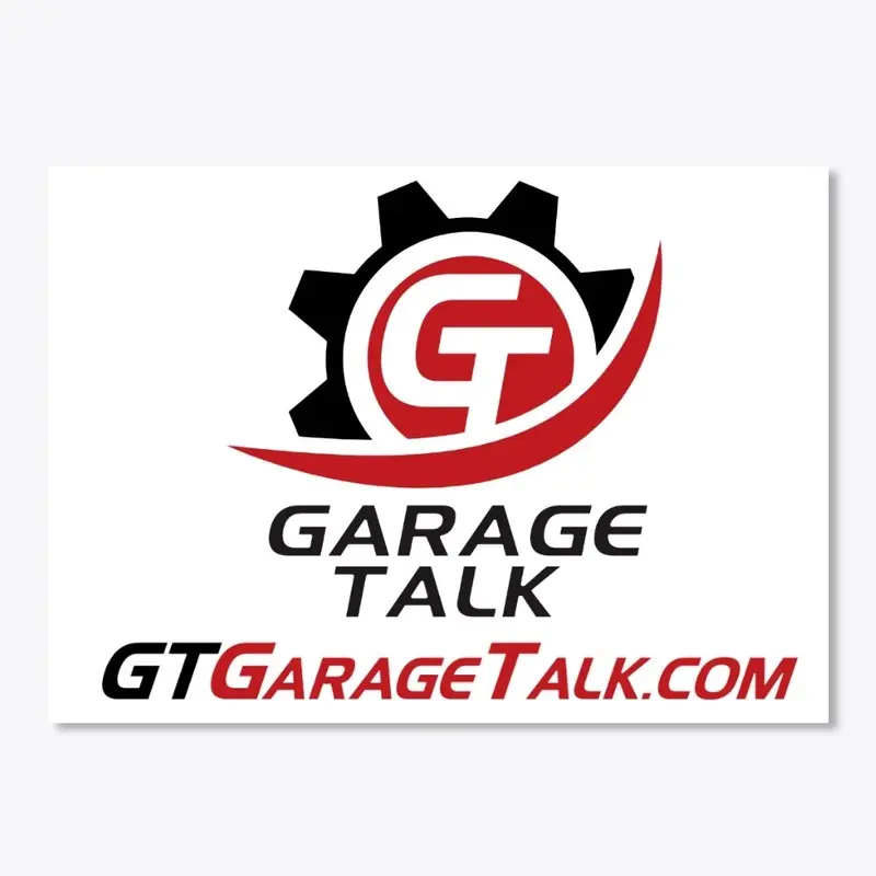 Garage Talk Logo Sticker